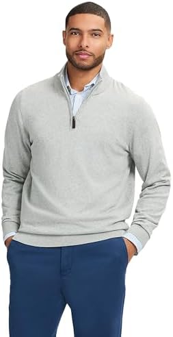 Amazon.com: Izod Men's Luxury Classics Quarter Zip Sweater, Black